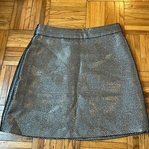 Silver Metallic skirt
